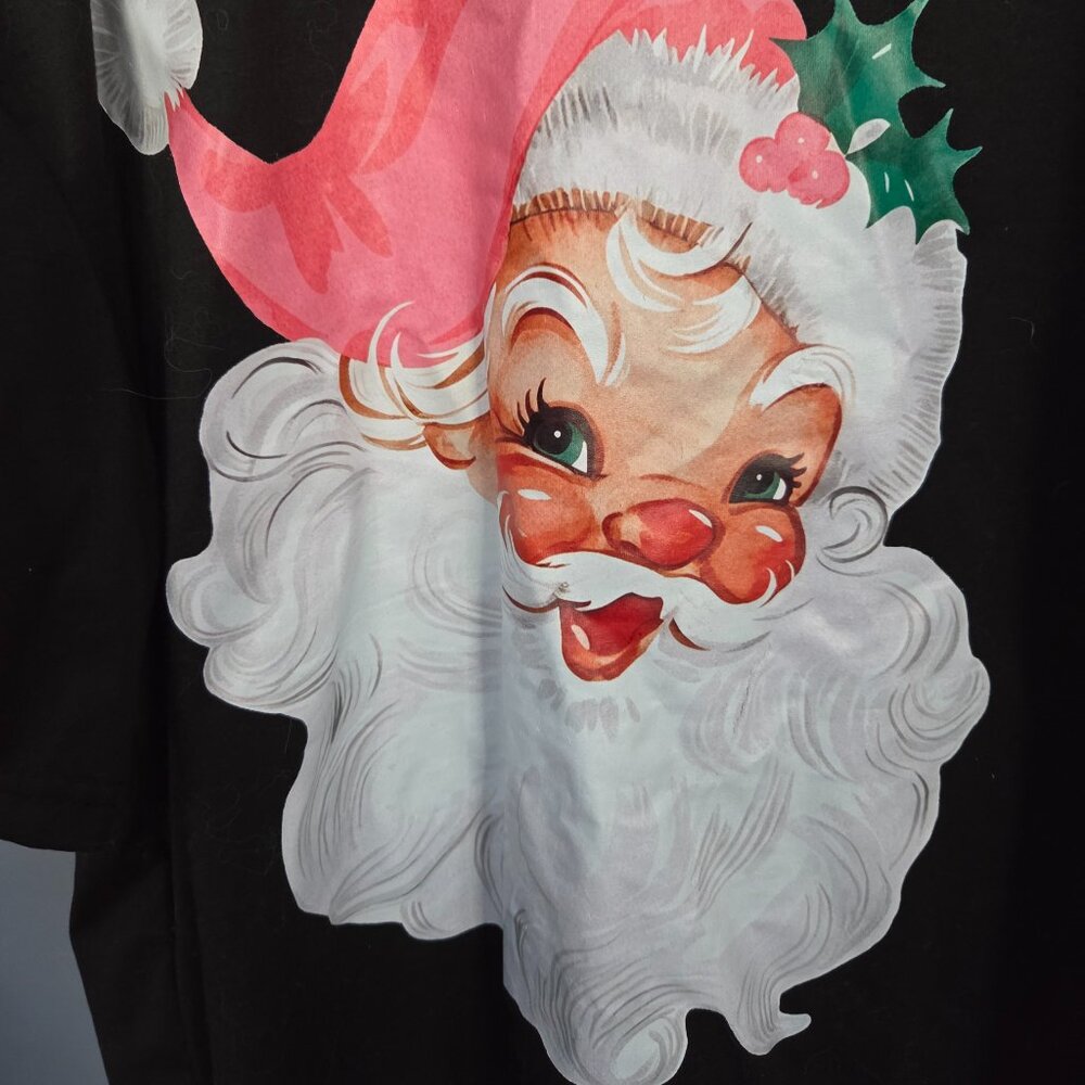 Coquette vintage Santa tee
